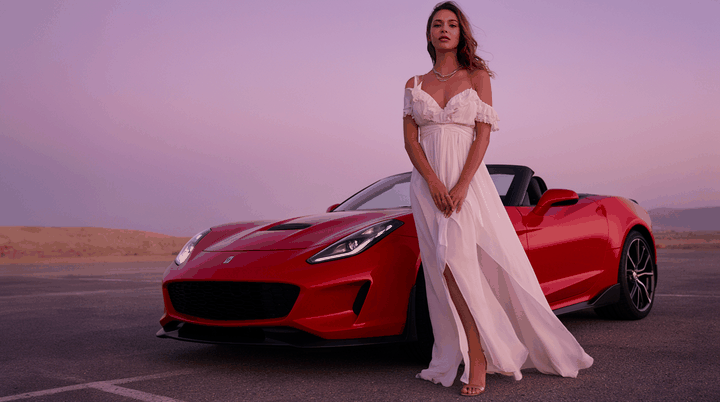 Sports Car Sunset